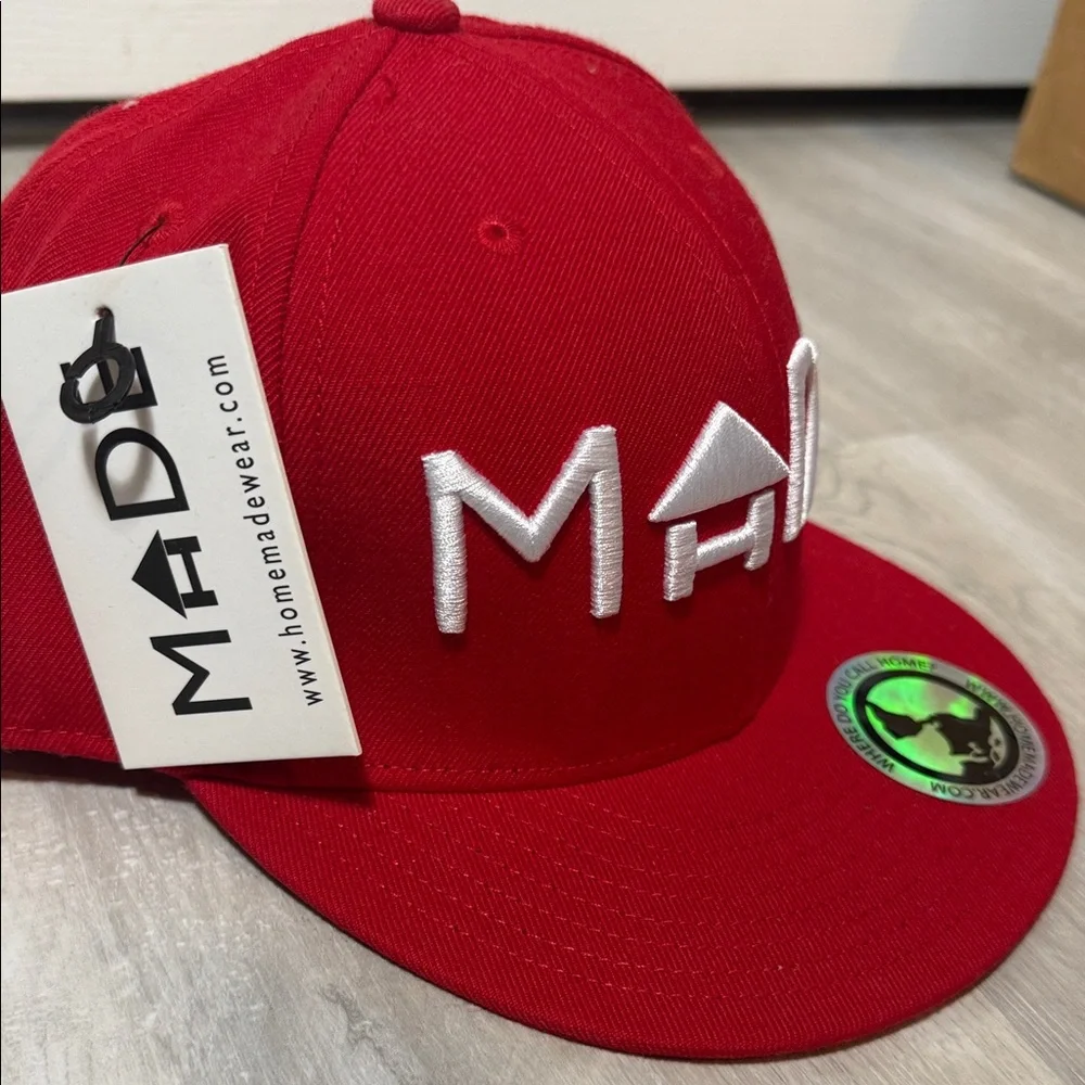 Red MADE Snapback Hat - Picture 2 of 11